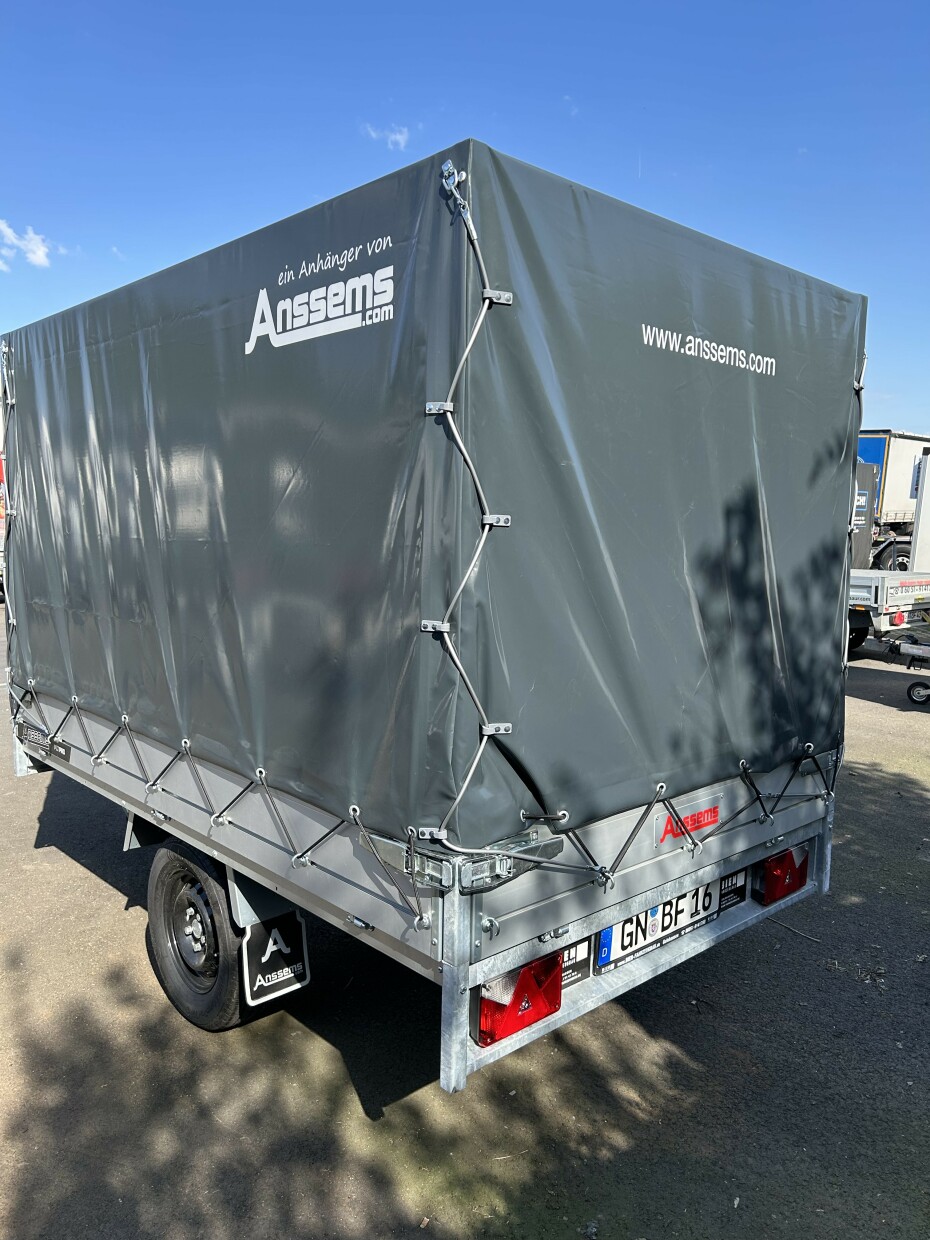 GN-BF 16 - Planen-Anhänger gebremst geeignet für Tempo 100 km/h