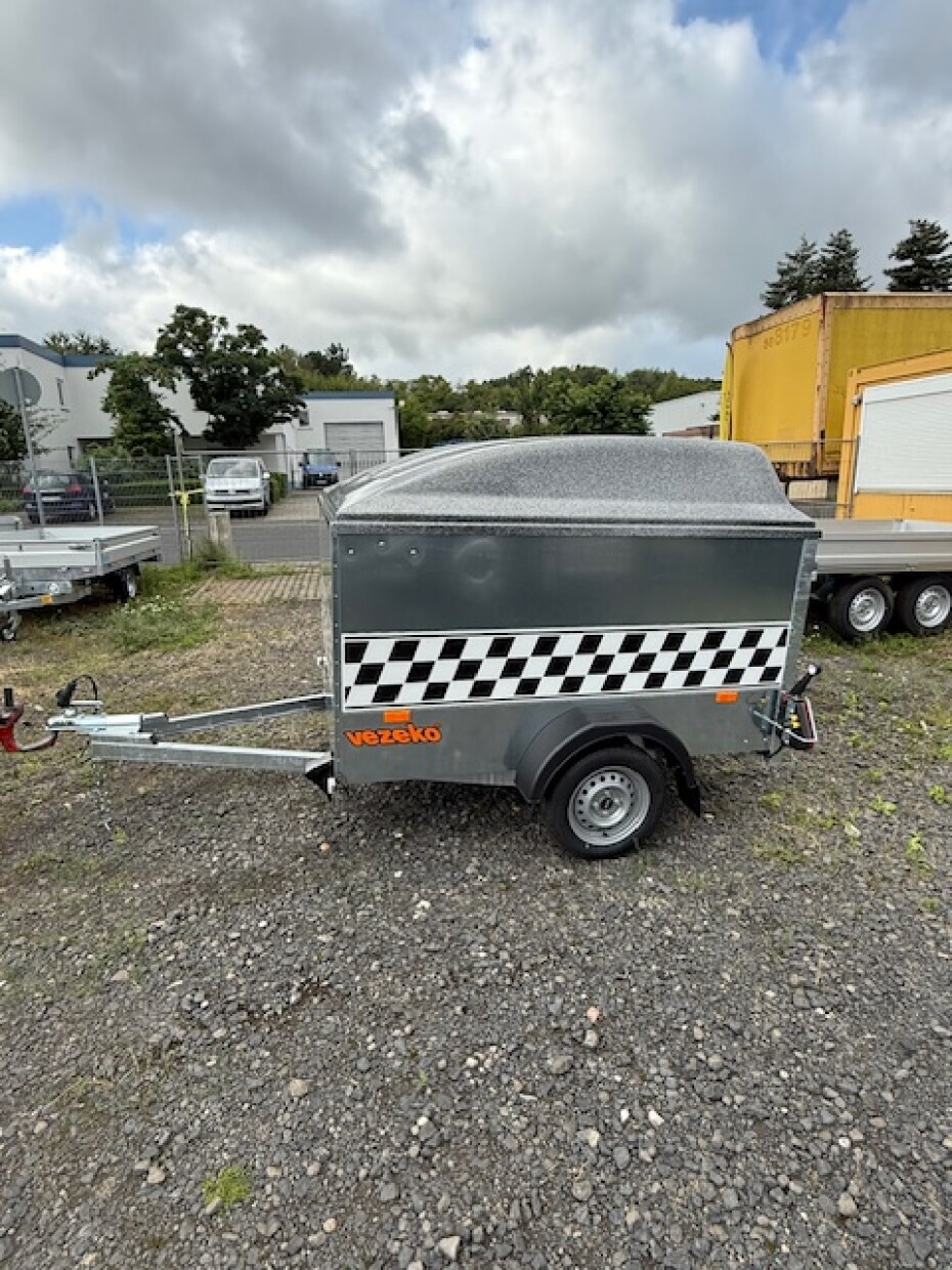 Vezeko Anhänger für 2 Karts ungebremst 750 kg 