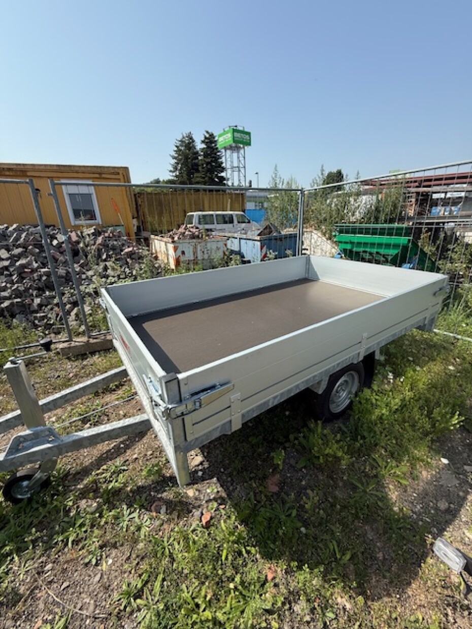 Anssems Hochlader 1-achser mit geschweißtem Rahmen