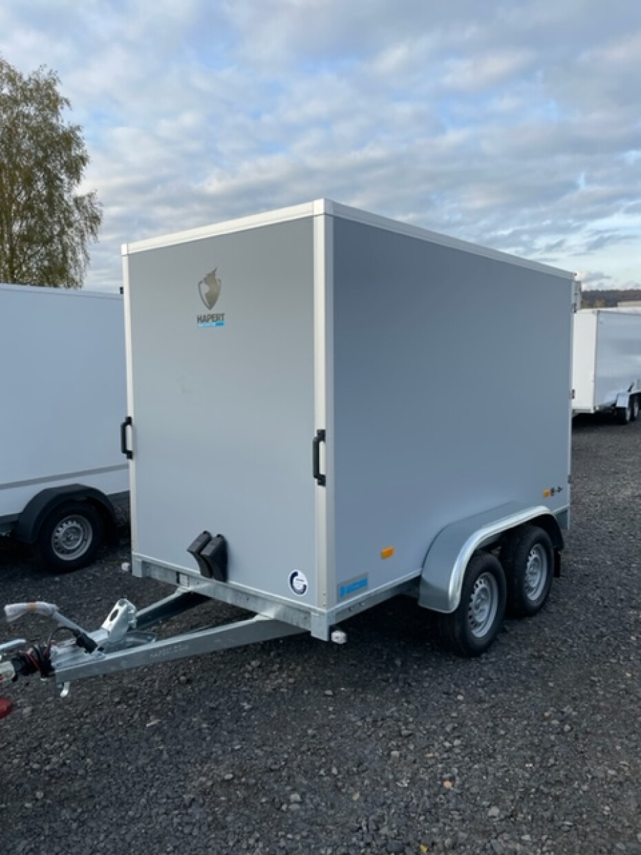 Hapert Kofferanhänger 2 Achser 3 x 1,50 x 1,80 m 