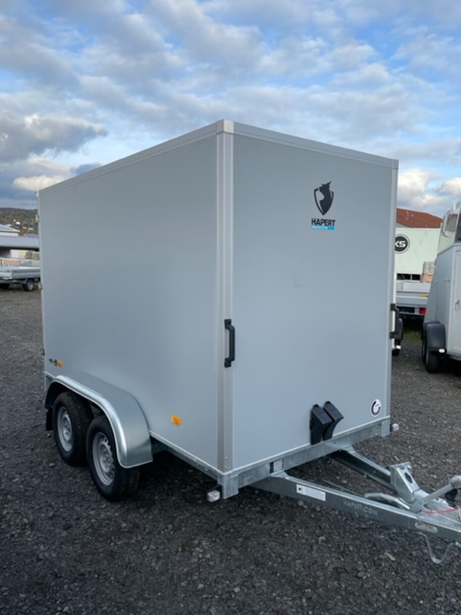 Hapert Kofferanhänger 2 Achser 3 x 1,50 x 1,80 m 