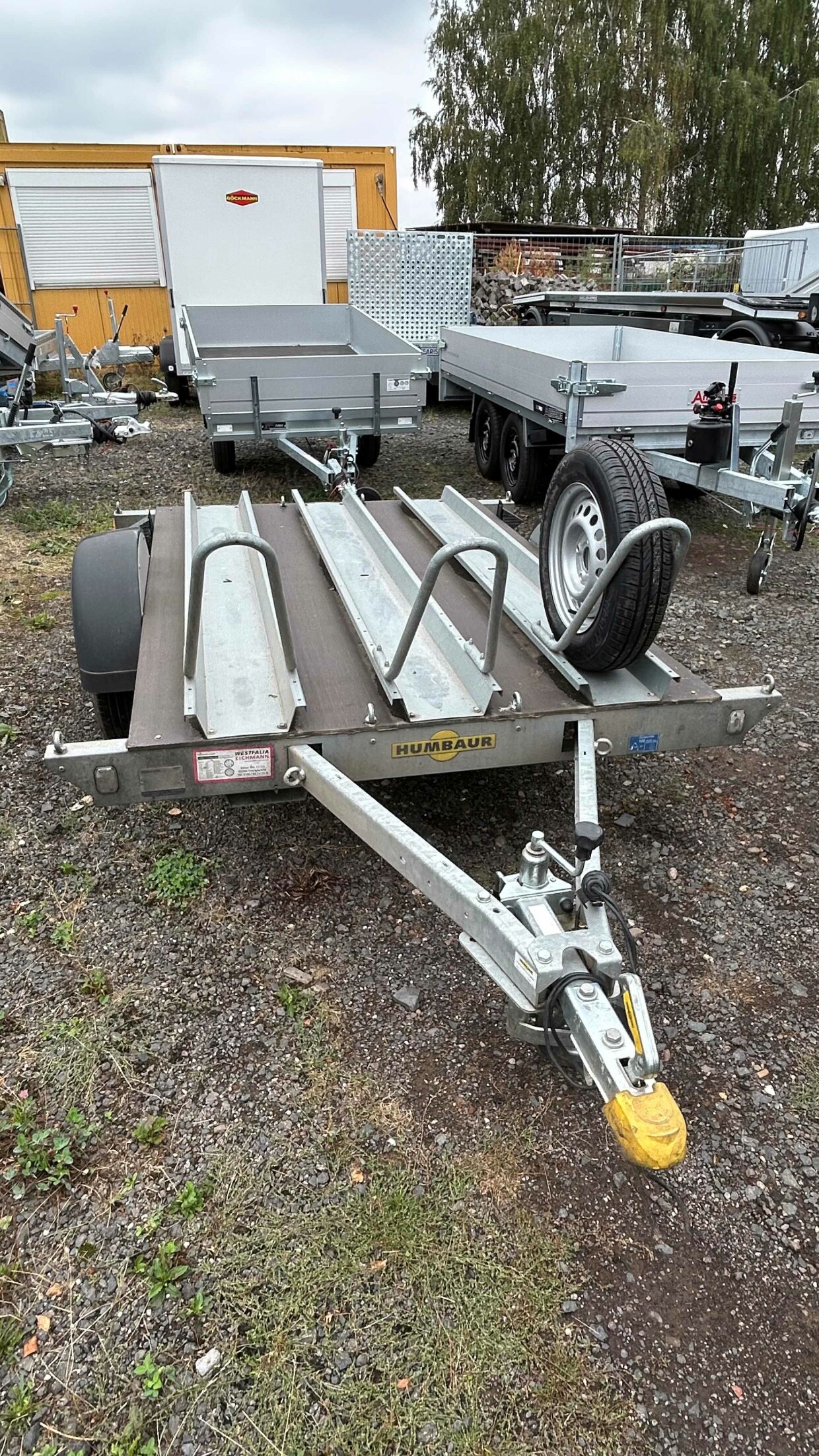 Gebrauchter Humbaur Motorradanhänger